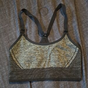 All in Motion Heathered Black Sports Bra